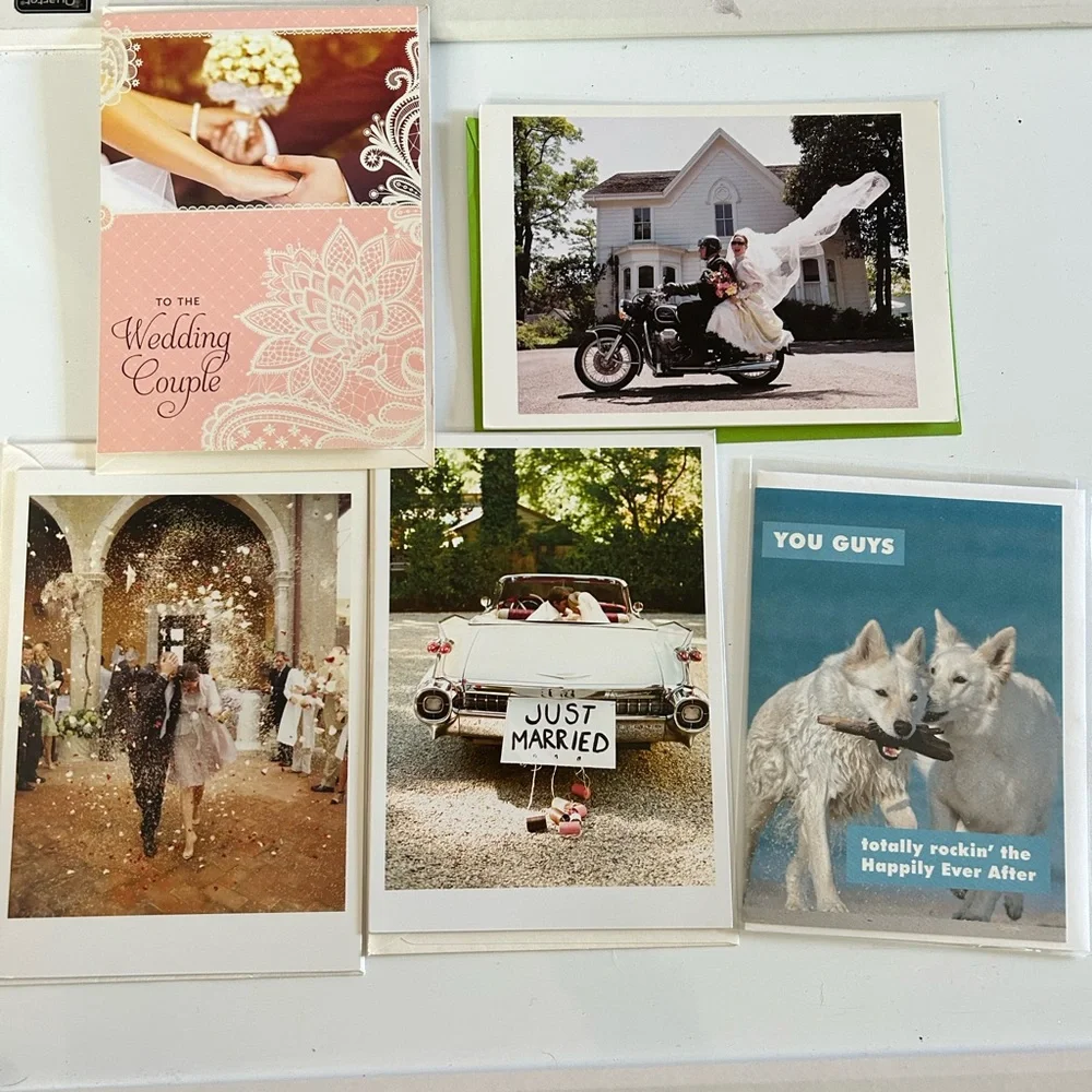 NEW Lot of 14 Wedding Themed Cards (Bundle‎ 14 cards) Papyrus, Palm Press🤵⛪👰